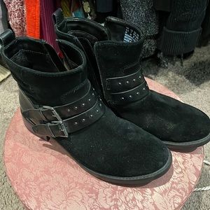 Clarks Moto-style Booties